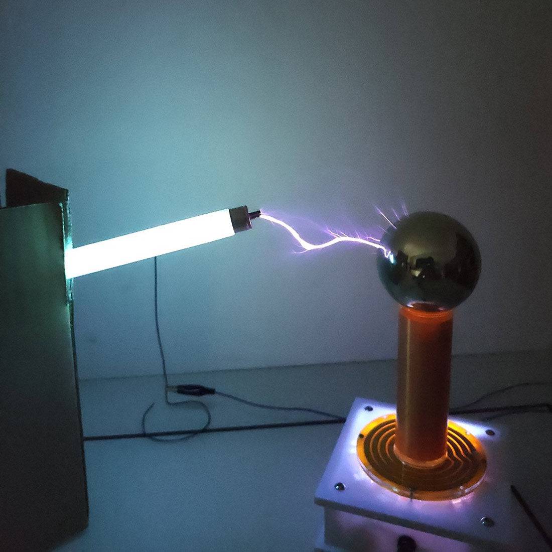 SGTC Tesla Coil Lightning Wireless Light Arc Length 10cm 2 SGTC Tesla Coil Lightning Wireless Light Arc Length 10cm - Image 2