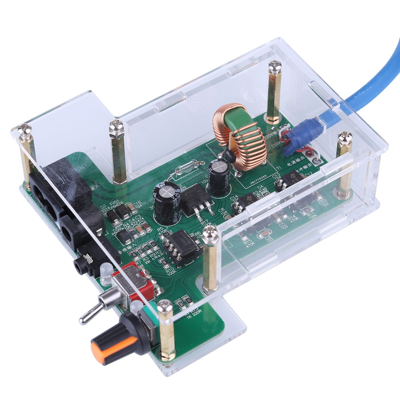 Stark 220V Tesla Coil Musical Engine with Arc Extinguishine Integrated SSTC Driver 5 Stark 220V Tesla Coil Musical Engine with Arc Extinguishine Integrated SSTC Driver - Image 5