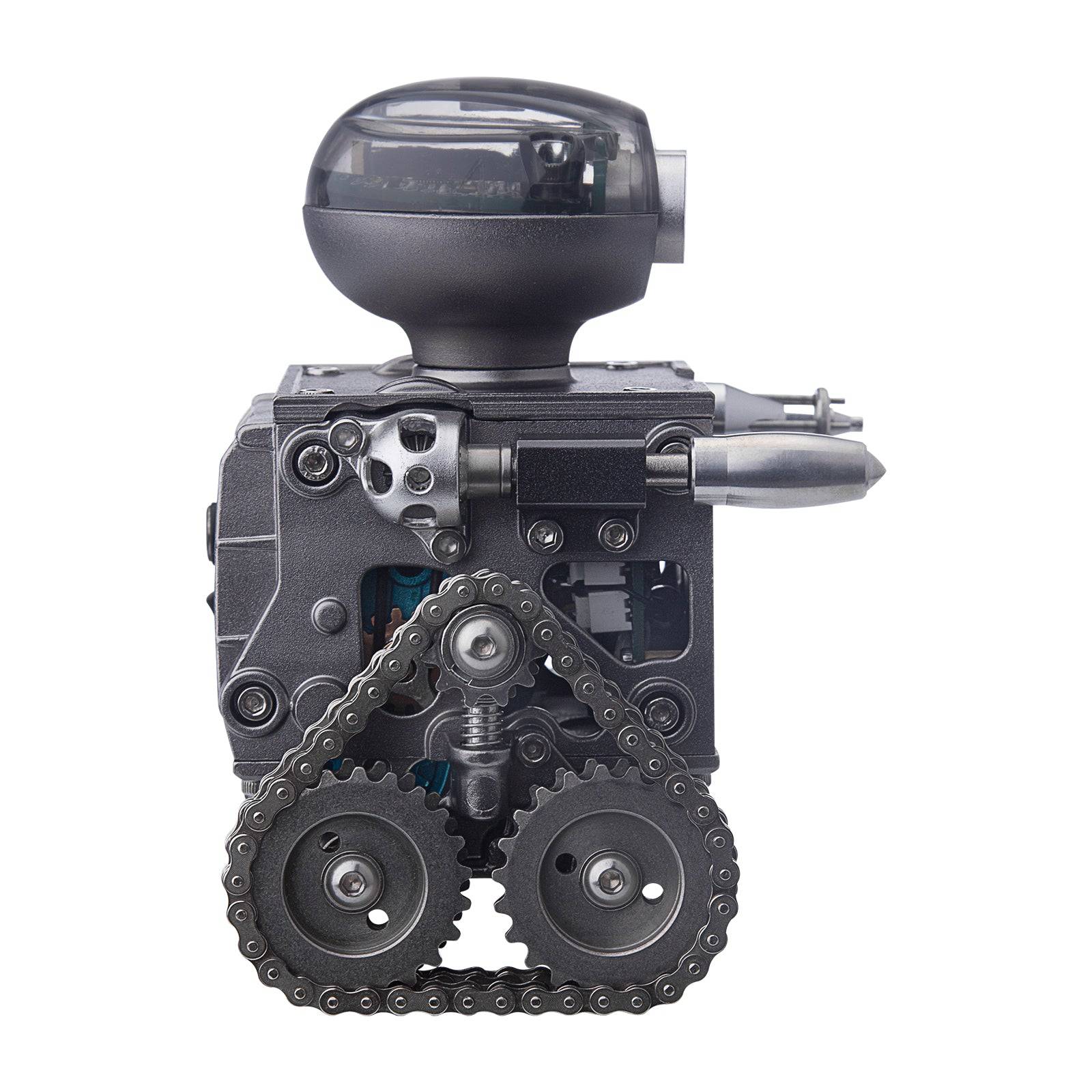 TECHING 160PCS Metal Remote Control Tank Robot Building Kits Bluetooth Speaker DM518 2 TECHING 160PCS Metal Remote Control Tank Robot Building Kits Bluetooth Speaker DM518 - Image 2