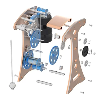Teching Galileo Pendulum Clock Full Aluminum Alloy Stirling Engine Model 9