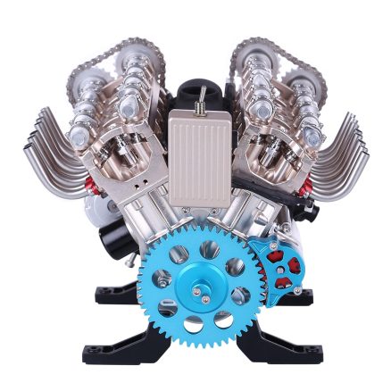 Teching V8 Mechanical Metal Assembly DIY Car Engine Model Kit 500+Pcs Educational Experiment Toy 10