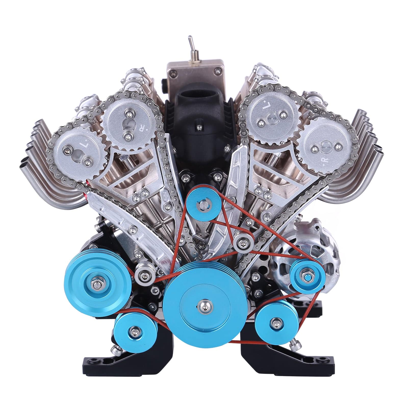 Teching V8 Mechanical Metal Assembly DIY Car Engine Model Kit 500+Pcs Educational Experiment Toy 3 Teching V8 Mechanical Metal Assembly DIY Car Engine Model Kit 500+Pcs Educational Experiment Toy - Image 3