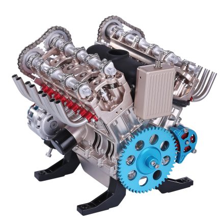 Teching V8 Mechanical Metal Assembly DIY Car Engine Model Kit 500+Pcs Educational Experiment Toy 4