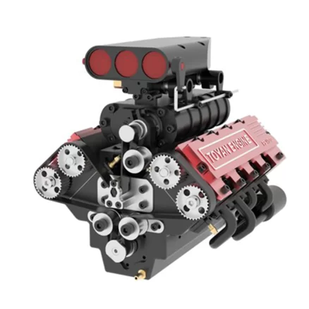 Toyan V8 FS-V800 28cc Engine RTR Nitro Engine Model Kits with Supercharger 27
