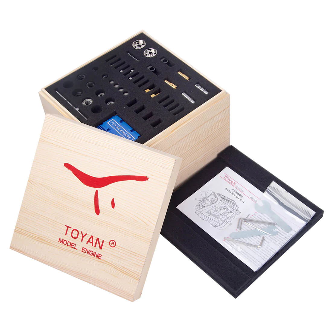 Toyan X-Power 2-Cylinder 4-Stroke Kit DIY Build RC Car Engine FS-L200W -Blue 5 Toyan X-Power 2-Cylinder 4-Stroke Kit DIY Build RC Car Engine FS-L200W -Blue - Image 5