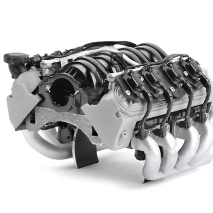 V8 Simulate Engine Motor Heat sink Cooling Fan GRC LS7 For TRX4 TRX6 SCX10 JK D110 6