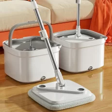 Joybos® Easy Washing Square Spin Mop & Bucket System With 4 Refills-US ONLY
