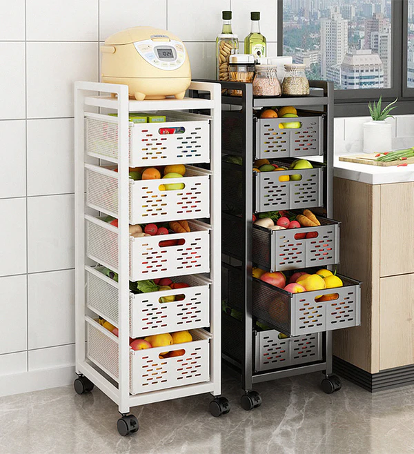 Joybos® 5-Drawer Kitchen Storage Organizer Cart 1