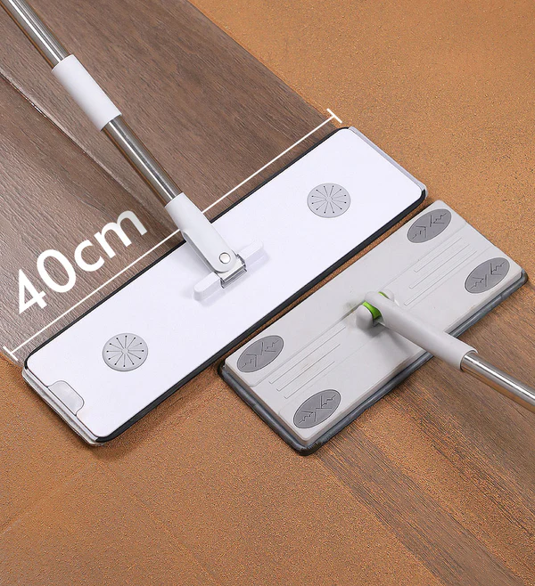 Joybos®Flat Floor Mop and Bucket Set with Aluminum Handle 2 Joybos®Flat Floor Mop and Bucket Set with Aluminum Handle - Image 2