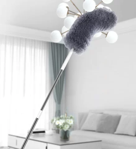Joybos® Microfiber Duster with Extension Pole and Drying Rack 2