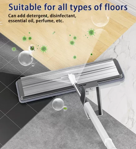 Joybos® Spray Mop with 4 Washable Refills F74 4