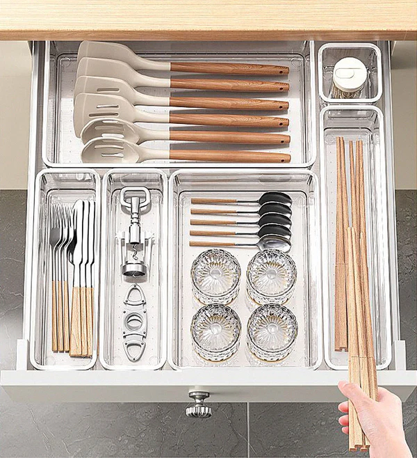 Joybos® Clear Drawer Organizer 3 Joybos® Clear Drawer Organizer - Image 3