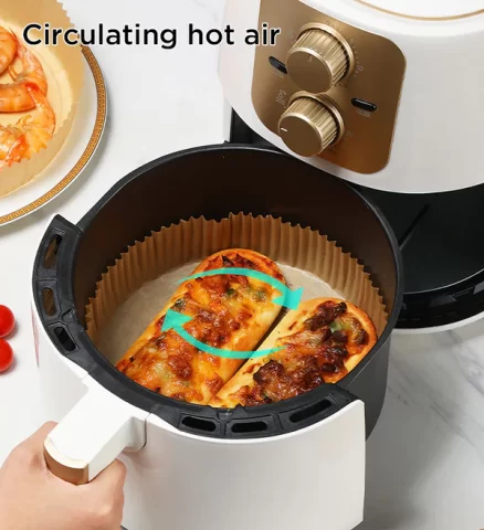 Joybos® 7.9 inch Non-Stick Air Fryer Liners Disposable Paper Round F10 8