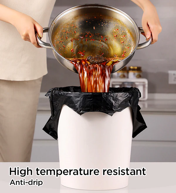 Joybos® Black Bin Bags for Bathroom with Handles 20L F62 3 Joybos® Black Bin Bags for Bathroom with Handles 20L F62 - Image 3