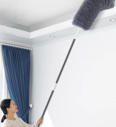 Joybos® Microfiber Duster with Extension Pole and Drying Rack 4