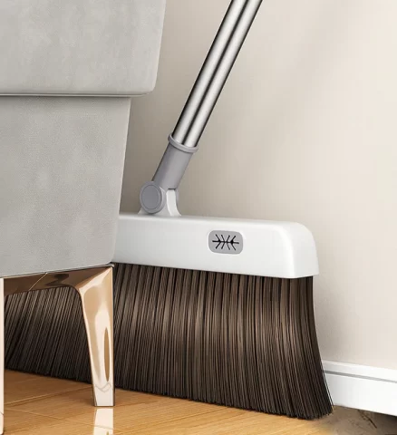 Joybos® Standing Dustpan and Broom Set with Long Handle F35 4