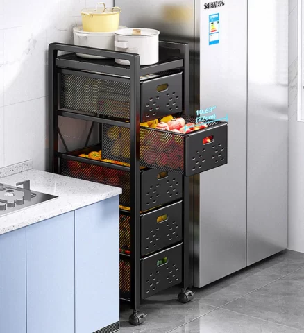 Joybos® 5-Drawer Kitchen Storage Organizer Cart 6