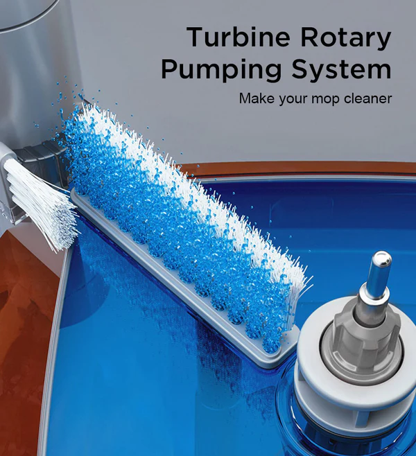 Joybos® Easy Washing Square Spin Mop & Bucket System With 4 Refills-US ONLY 5 Joybos® Easy Washing Square Spin Mop & Bucket System With 4 Refills-US ONLY - Image 5