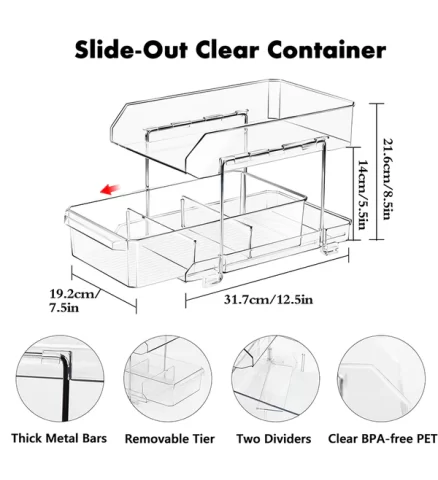 Joybos® Multi-Purpose Slide-Out Storage Container 6