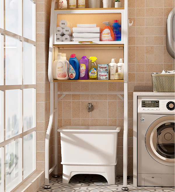 Joybos® 3-Tier Bathroom Metal Organizer Shelf Over Toilet With Doors 8 Joybos® 3-Tier Bathroom Metal Organizer Shelf Over Toilet With Doors - Image 8