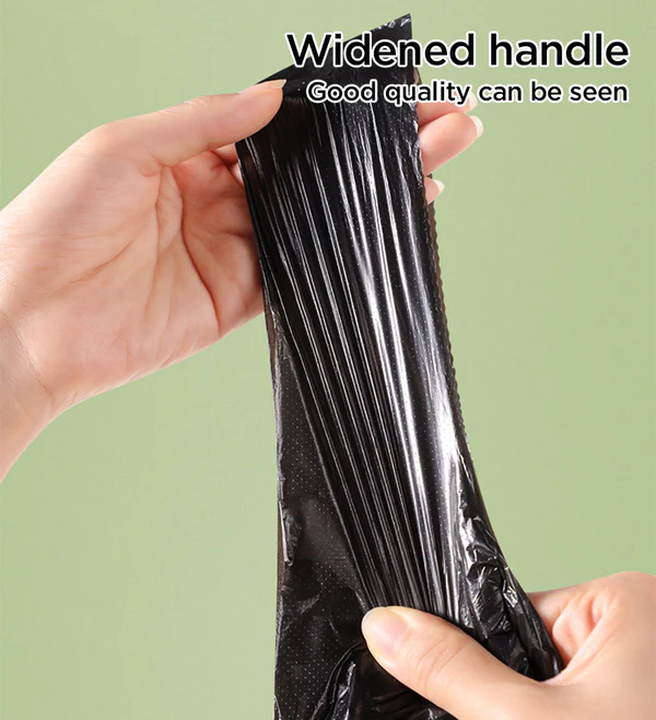 Joybos® Black Bin Bags for Bathroom with Handles 20L F62 7 Joybos® Black Bin Bags for Bathroom with Handles 20L F62 - Image 7