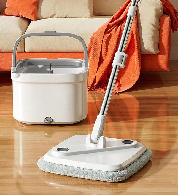 Joybos® Easy Washing Square Spin Mop & Bucket System With 4 Refills-US ONLY 7 Joybos® Easy Washing Square Spin Mop & Bucket System With 4 Refills-US ONLY - Image 7