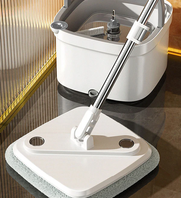 Joybos® Easy Washing Square Spin Mop & Bucket System With 4 Refills-US ONLY 8 Joybos® Easy Washing Square Spin Mop & Bucket System With 4 Refills-US ONLY - Image 8