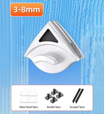 Joybos® 3-32mm Adjustable Magnetic Double Sided Window Cleaner 7