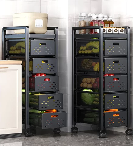 Joybos® 5-Drawer Kitchen Storage Organizer Cart 9
