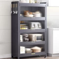 Joybos® 5-Tier Heavy Duty Metal Multifunctional Kitchen Cabinet Storage Racks F86