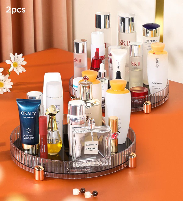 Joybos® Transparent Light Luxury Rotating Storage Tray 10 Joybos® Transparent Light Luxury Rotating Storage Tray - Image 10