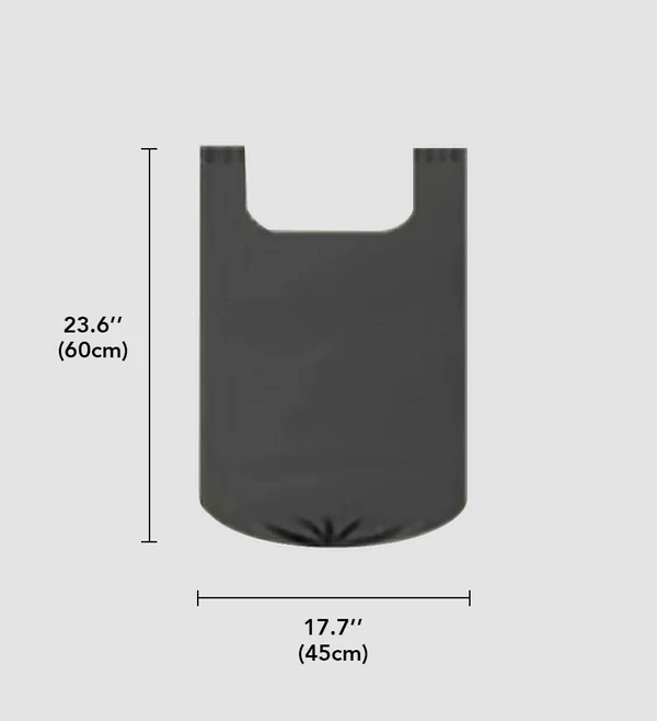 Joybos® Black Bin Bags for Bathroom with Handles 20L F62 13 Joybos® Black Bin Bags for Bathroom with Handles 20L F62 - Image 13