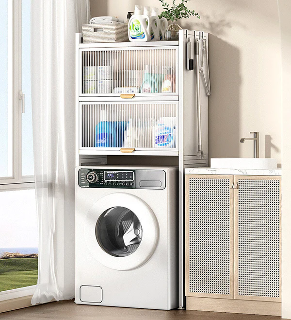 Joybos® 3-Layer Metal Storage Cabinet for Bathroom Laundry 10 Joybos® 3-Layer Metal Storage Cabinet for Bathroom Laundry - Image 10