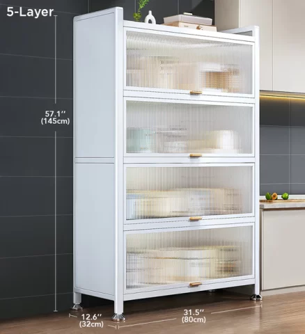 Joybos® 5-Tier Heavy Duty Metal Multifunctional Kitchen Cabinet Storage Racks F86 13