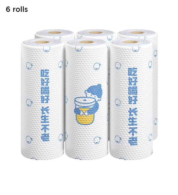 Joybos® Reusable Cleaning Cloths Disposable for Kitchen with Printed Design F78 12 Joybos® Reusable Cleaning Cloths Disposable for Kitchen with Printed Design F78 - Image 12