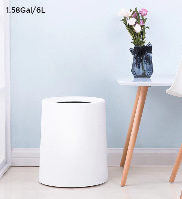 Joybos® 2.64Gal Modern Round Open Top Trash Bin with Removable Plastic Bin F72 8 Joybos® 2.64Gal Modern Round Open Top Trash Bin with Removable Plastic Bin F72 - Image 8