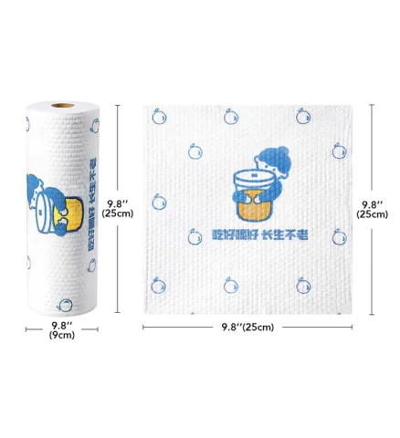 Joybos® Reusable Cleaning Cloths Disposable for Kitchen with Printed Design F78 13