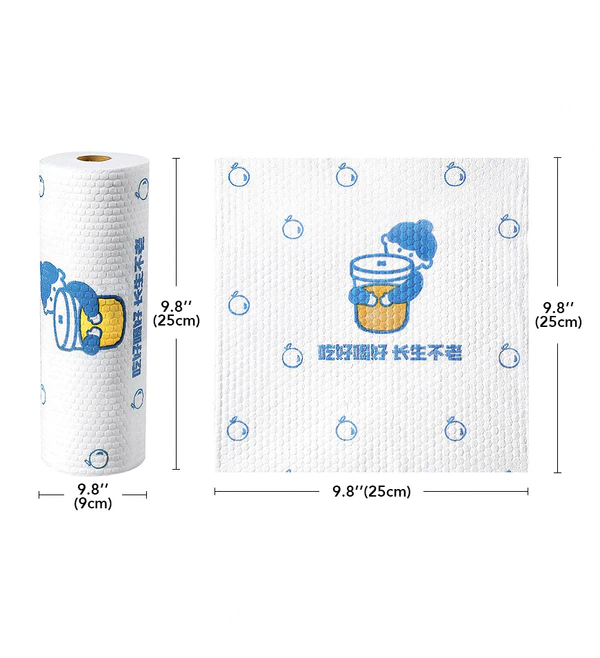 Joybos® Reusable Cleaning Cloths Disposable for Kitchen with Printed Design F78 13 Joybos® Reusable Cleaning Cloths Disposable for Kitchen with Printed Design F78 - Image 13