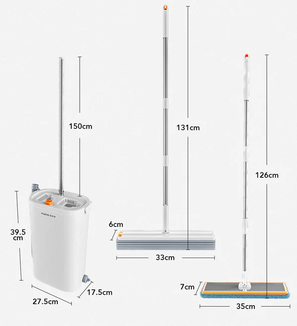 Joybos®Flat Mop and Sponge Mop With Mop Bucket Z15 10 Joybos®Flat Mop and Sponge Mop With Mop Bucket Z15 - Image 10