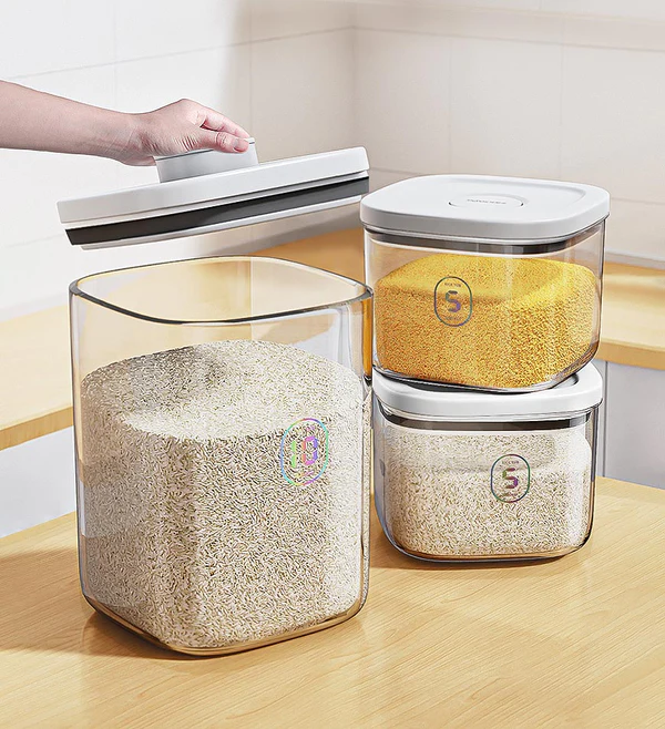 Joybos® 22 Lbs Food Cereal Storage Container Bins Dispenser For Kitchen Pantry F59 1 Joybos® 22 Lbs Food Cereal Storage Container Bins Dispenser For Kitchen Pantry F59