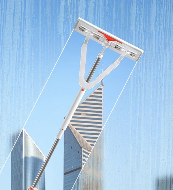 Joybos® 2 in 1 Squeegee Window Cleaner with Long Extension Pole 1