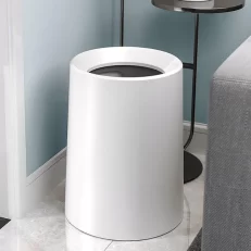 Joybos® 2.64Gal Modern Round Open Top Trash Bin with Removable Plastic Bin F72