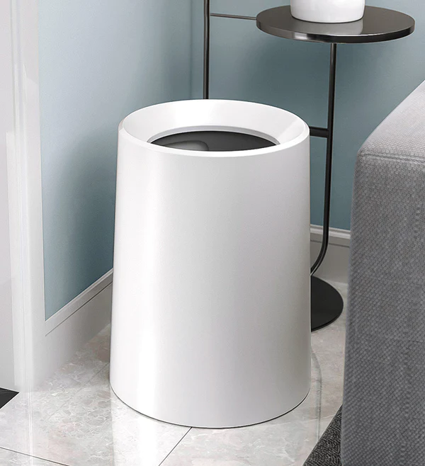 Joybos® 2.64Gal Modern Round Open Top Trash Bin with Removable Plastic Bin F72 1 Joybos® 2.64Gal Modern Round Open Top Trash Bin with Removable Plastic Bin F72