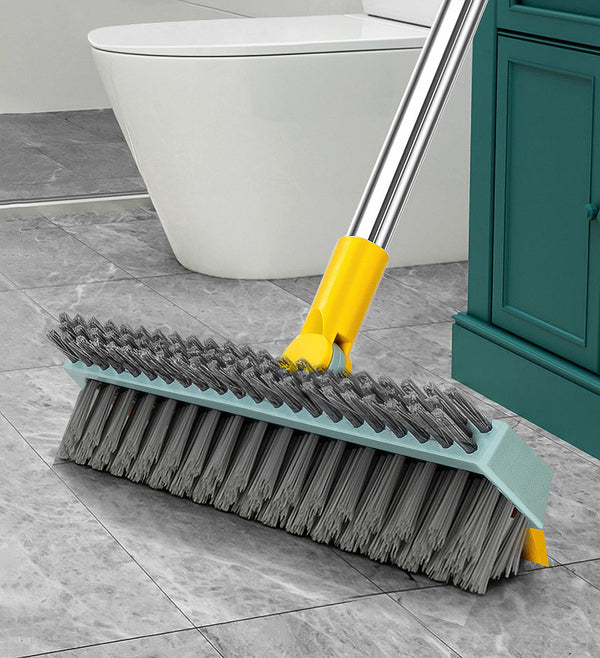 Joybos® 3 in 1 Cleaning Floor Scrape Brush With Squeegee 180°Rotating Head F58 1