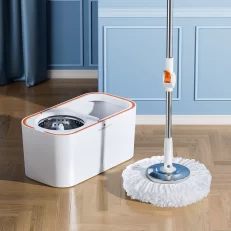 Joybos® 360 Spinning Mop Bucket Floor Cleaning System with 6 Refills