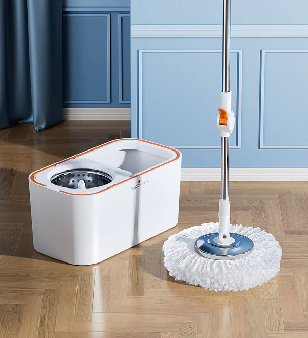 Joybos® 360 Spinning Mop Bucket Floor Cleaning System with 6 Refills 1