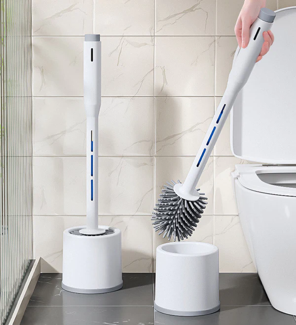 Joybos® Silicone Toilet Brush with Detergent Dispenser F60 2 Joybos® Silicone Toilet Brush with Detergent Dispenser F60 - Image 2