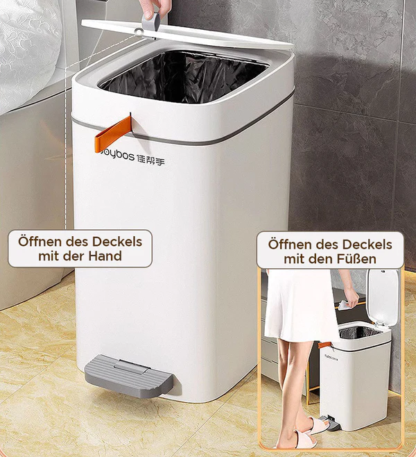 Joybos® 3.5Gal Pedal Bin With Large Lid Z10 3 Joybos® 3.5Gal Pedal Bin With Large Lid Z10 - Image 3