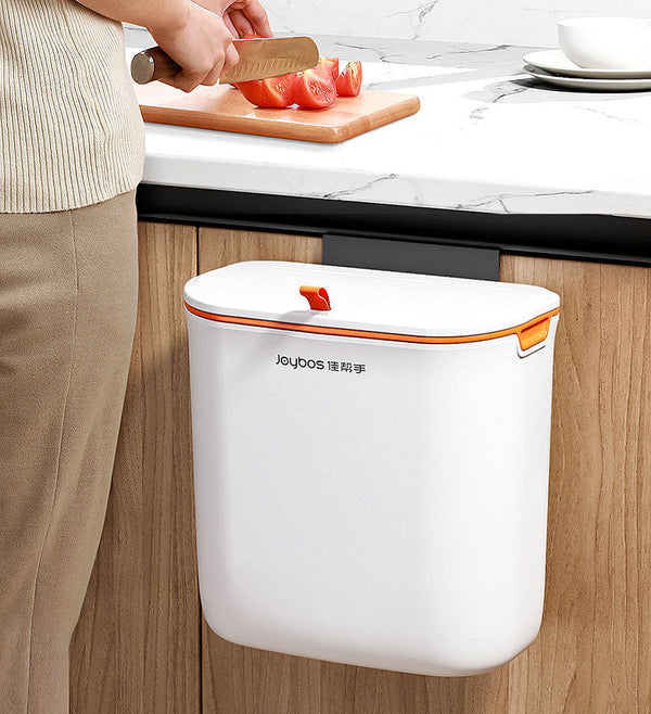 Joybos® Multi-Usage Hanging Trash Bin T20 - 1.85 Gal (White/Orange) 19 Joybos® Multi-Usage Hanging Trash Bin T20 - 1.85 Gal (White/Orange) - Image 19
