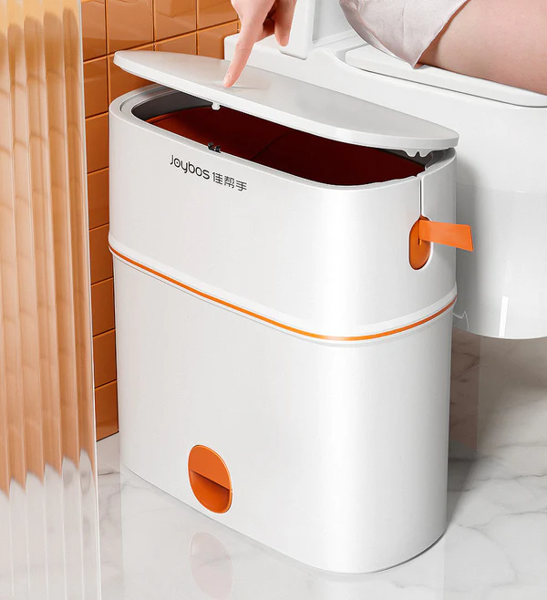 Joybos® 3.9 Gallon Automatic Pack Slim Trash Can with Lid 3 Joybos® 3.9 Gallon Automatic Pack Slim Trash Can with Lid - Image 3